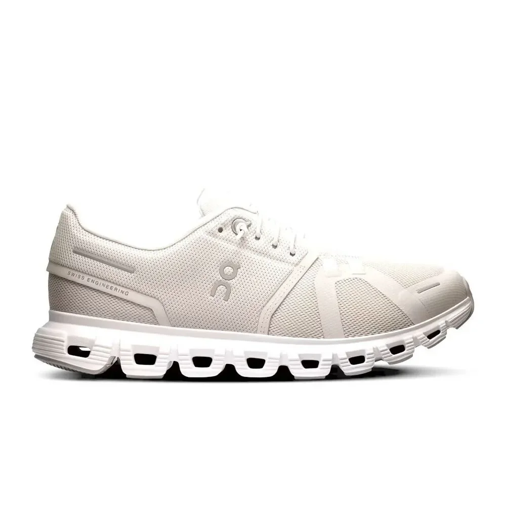 On Running Cloud 6 Pearl White (Women's)-3WF10060755-US 8.5